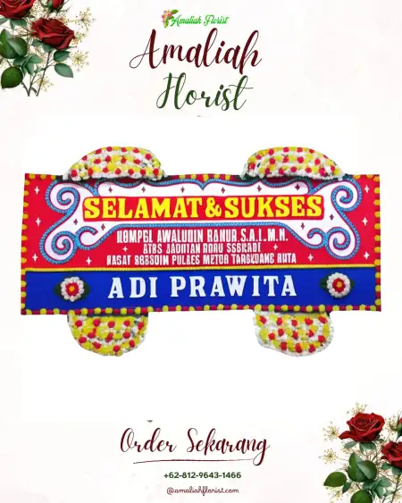 Papan Bunga Ucapan Selamat Sumurwiru